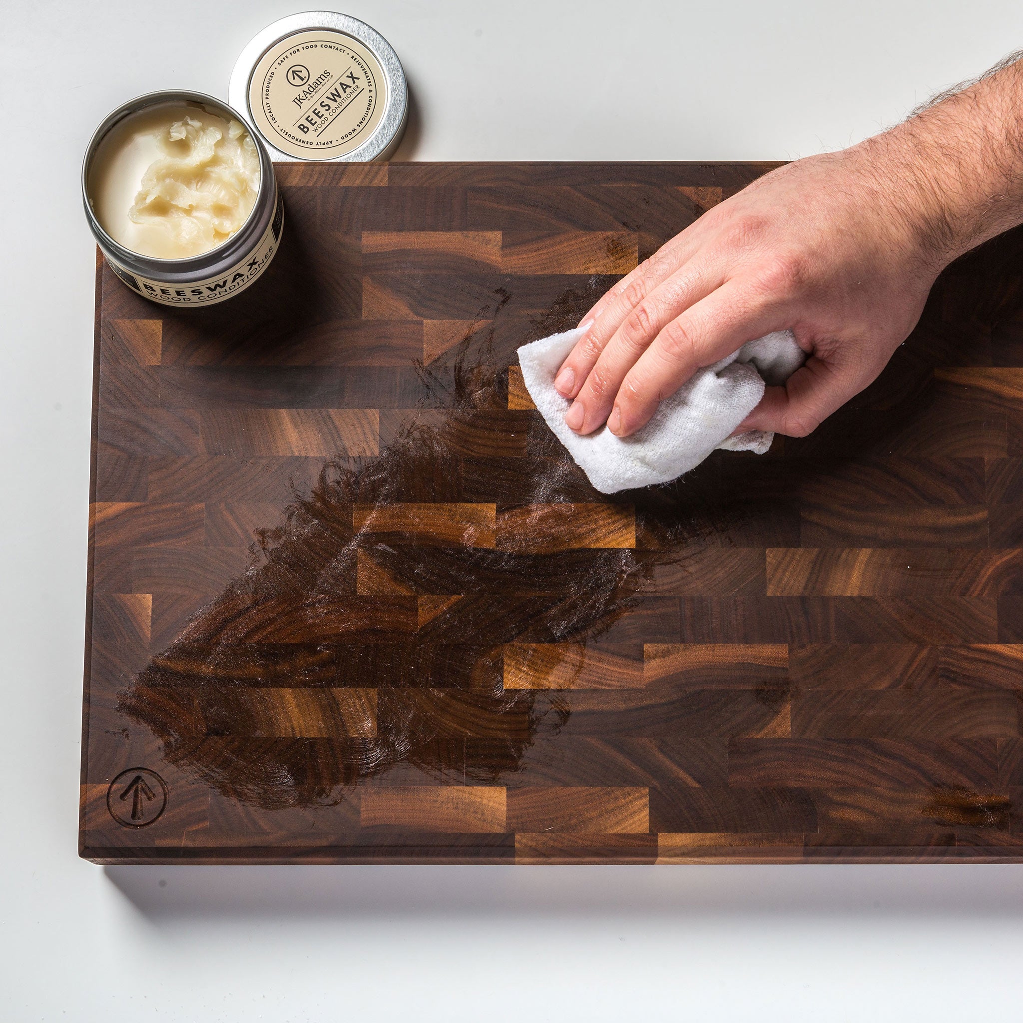 Cutting Board Care Food Safe Beeswax & Mineral Oil Polish 