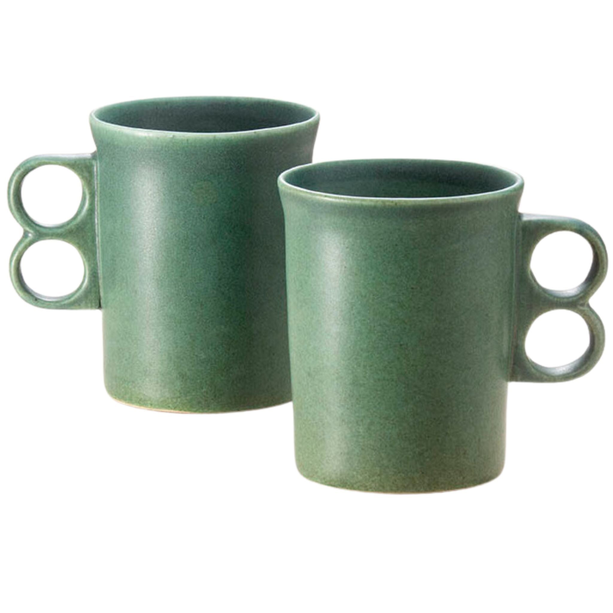 Bennington Potters Trigger Mug-Elements Green | JK Adams