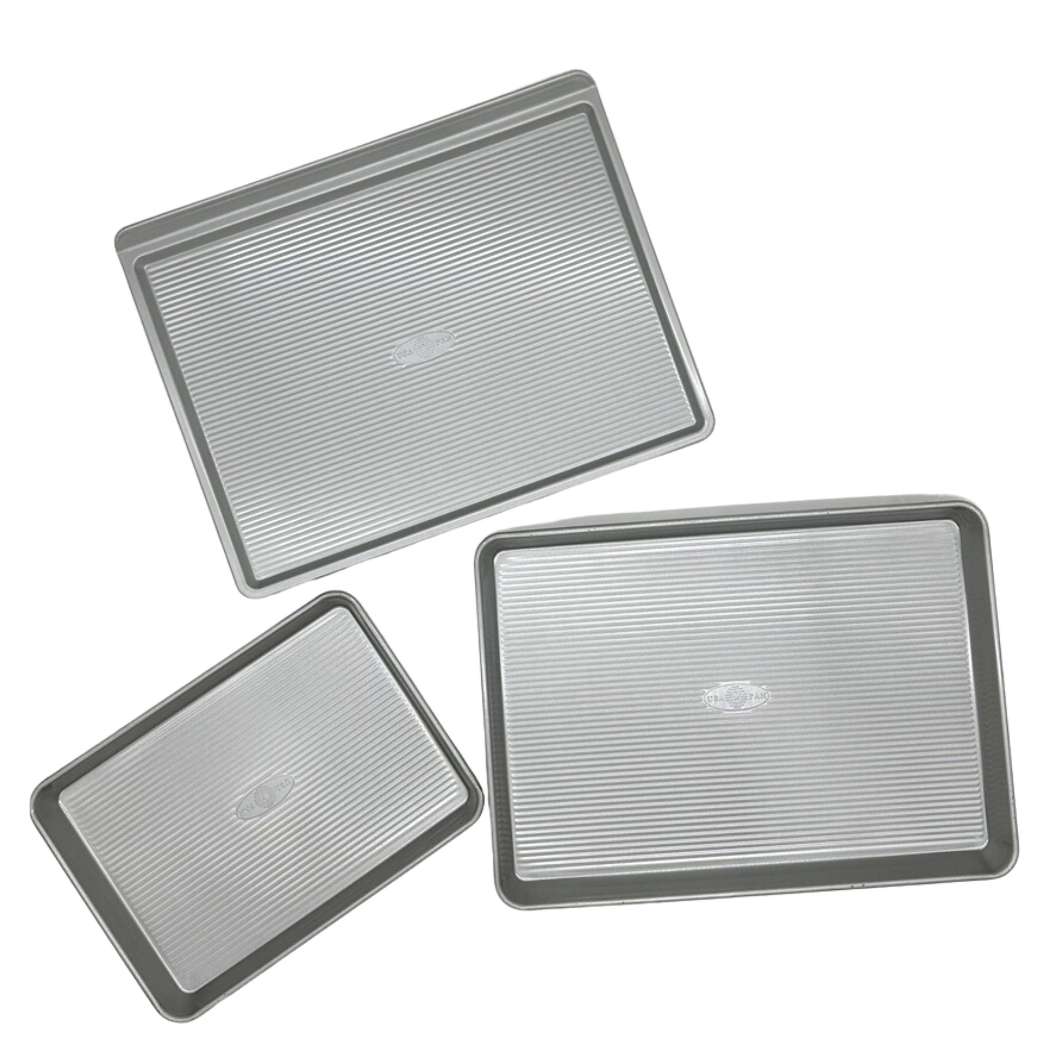 USA Pan 3 Piece Nonstick Bakeware Set | JK Adams