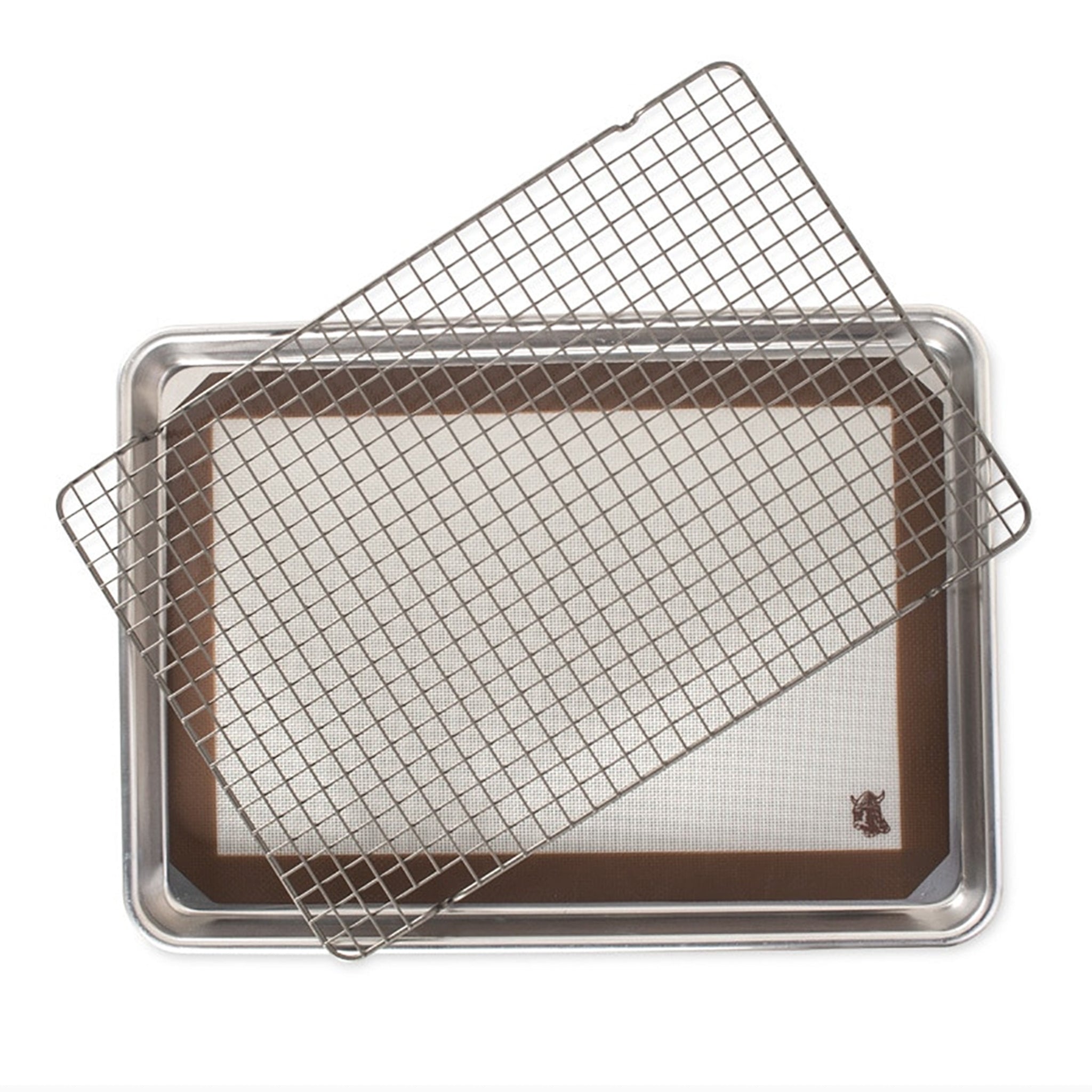 Naturals® Half Sheet with Oven-Safe Nonstick Grid, Aluminum Baking Sheet