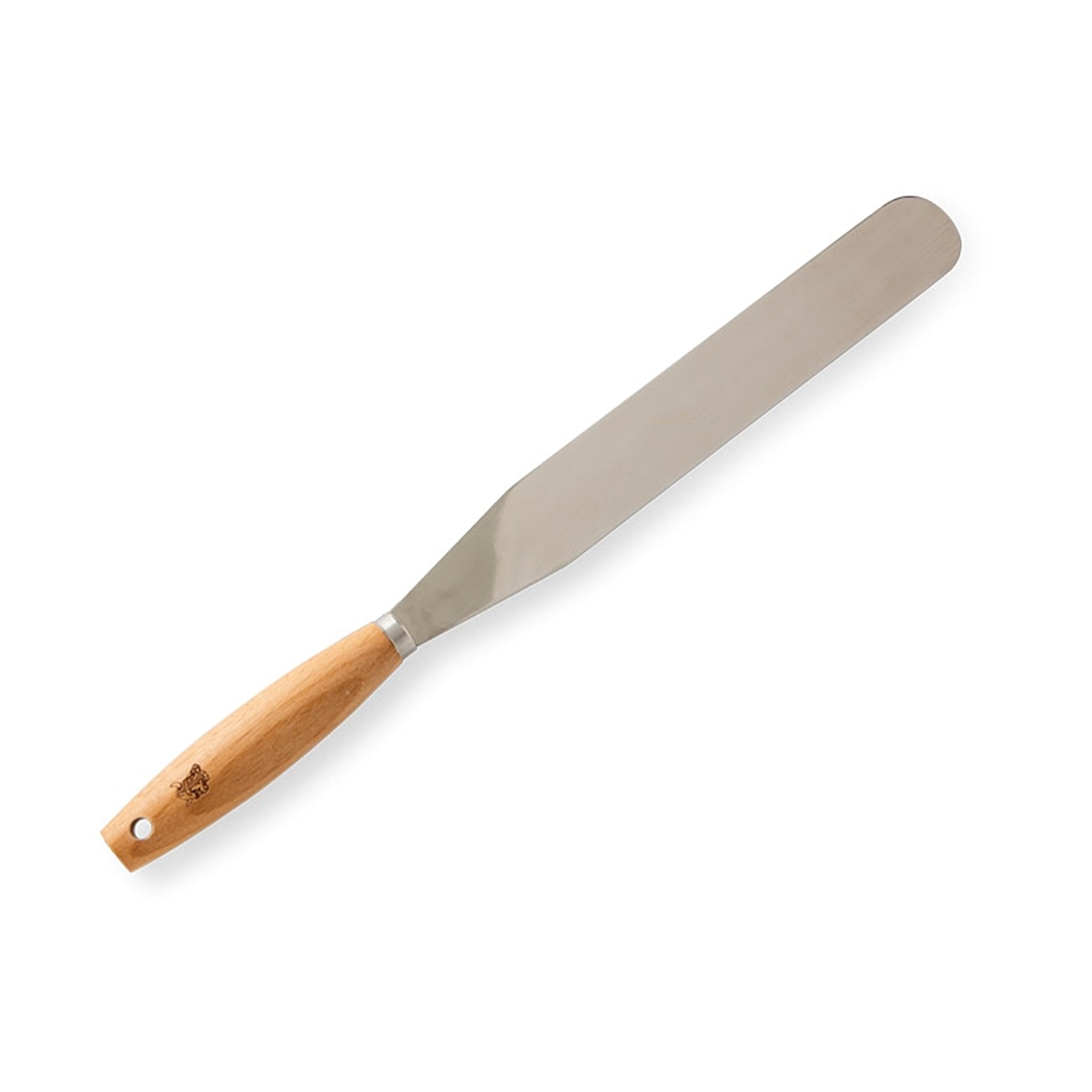 Choice 4 1/2 Blade Straight Baking / Icing Spatula with Wood Handle