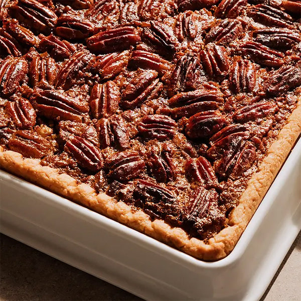 Bourbon Pecan Slab Pie by Rhoda Boone