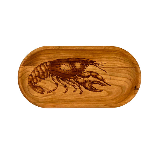 Laura Zindel Cherry Appetizer Tray 8"-Crawfish