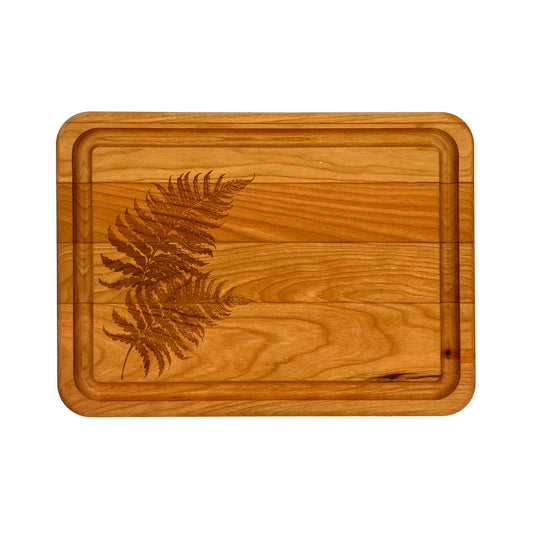 Laura Zindel Cherry Small BBQ Board-Fern