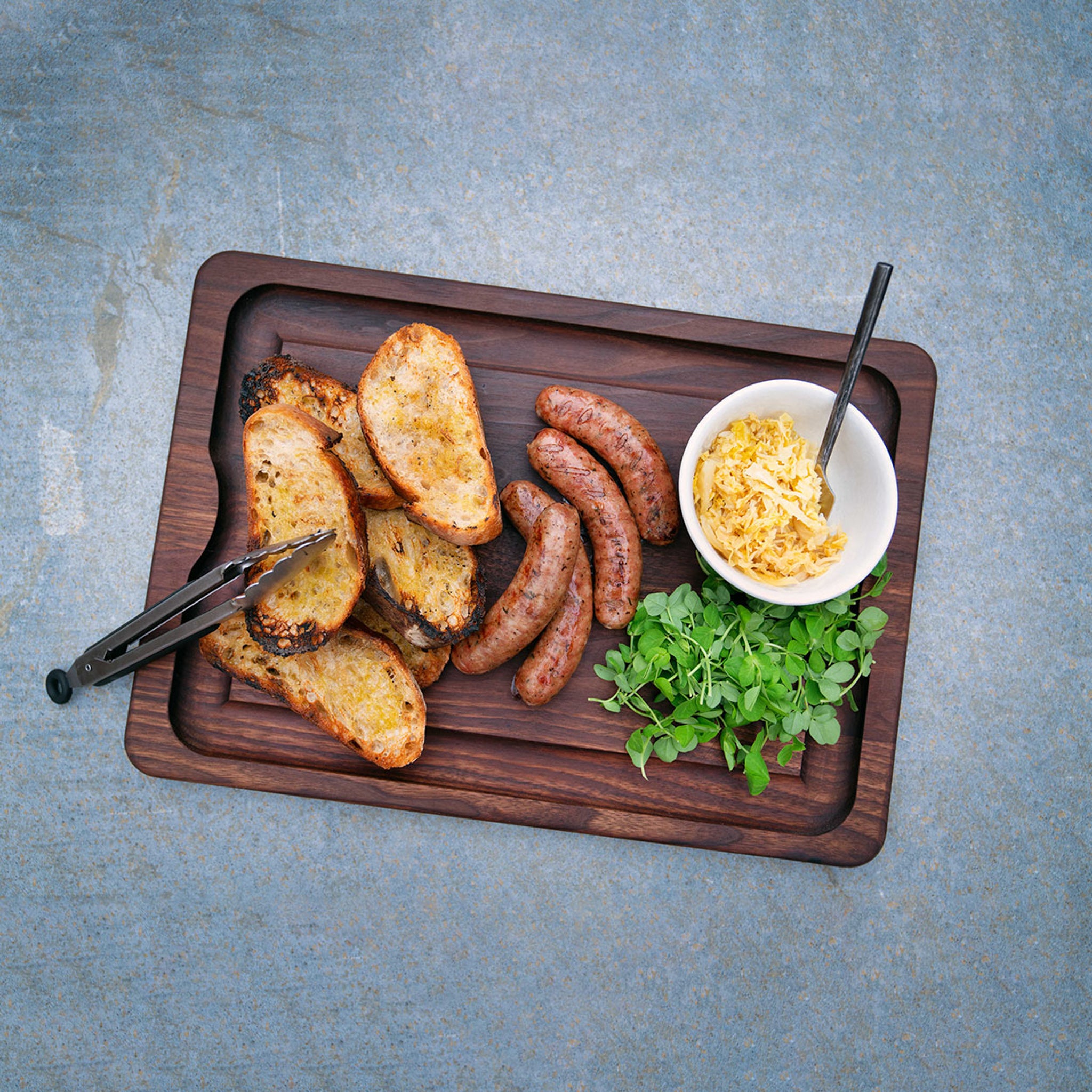 Walnut BBQ Carving Board-20