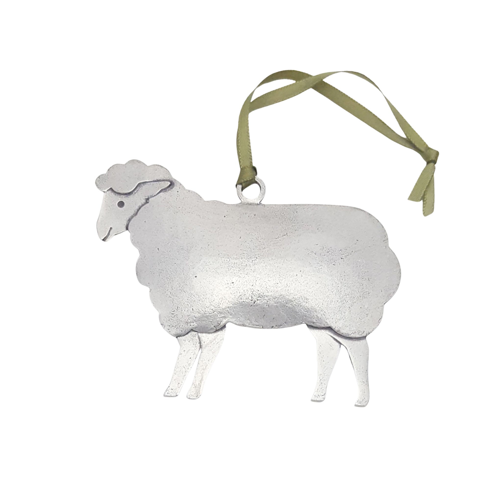 Handmade Pewter Ornament Sheep| JK Adams