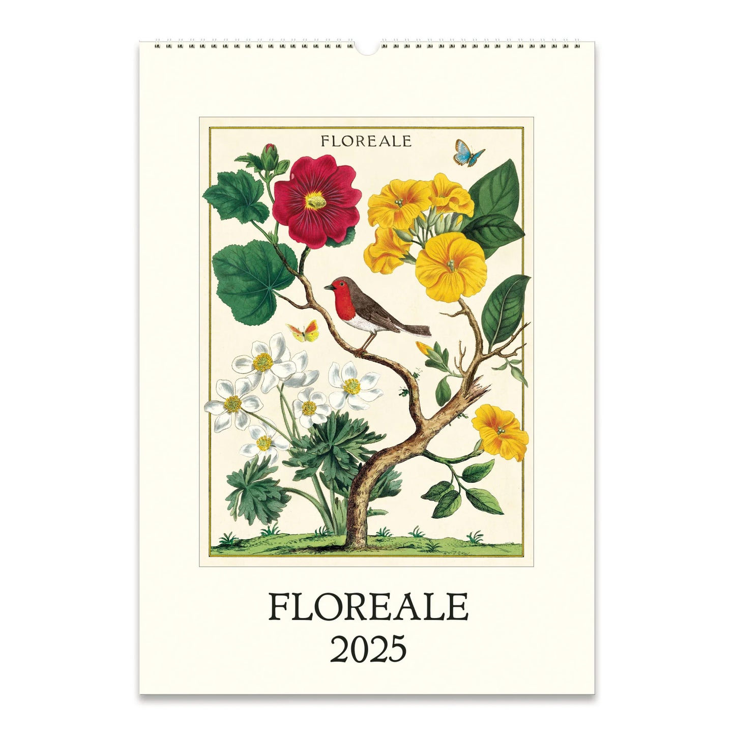 Cavallini Wall Calendar-Floreale 2025