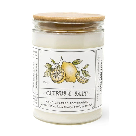 Citrus & Salt Soy Candle-Large