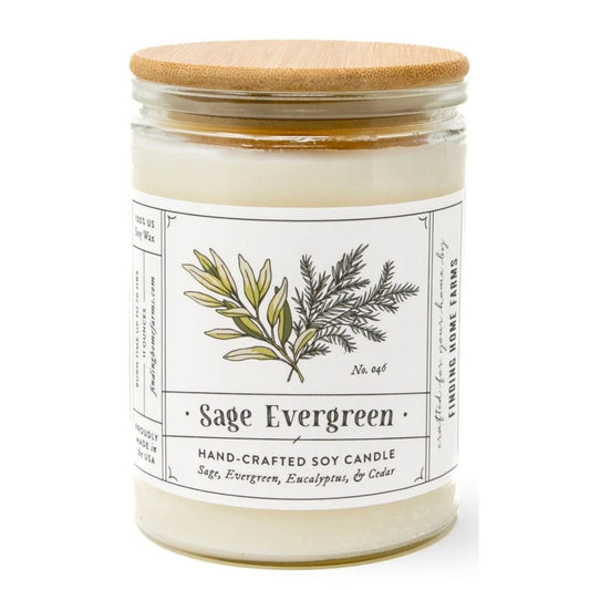 Sage & Evergreen Soy Candle