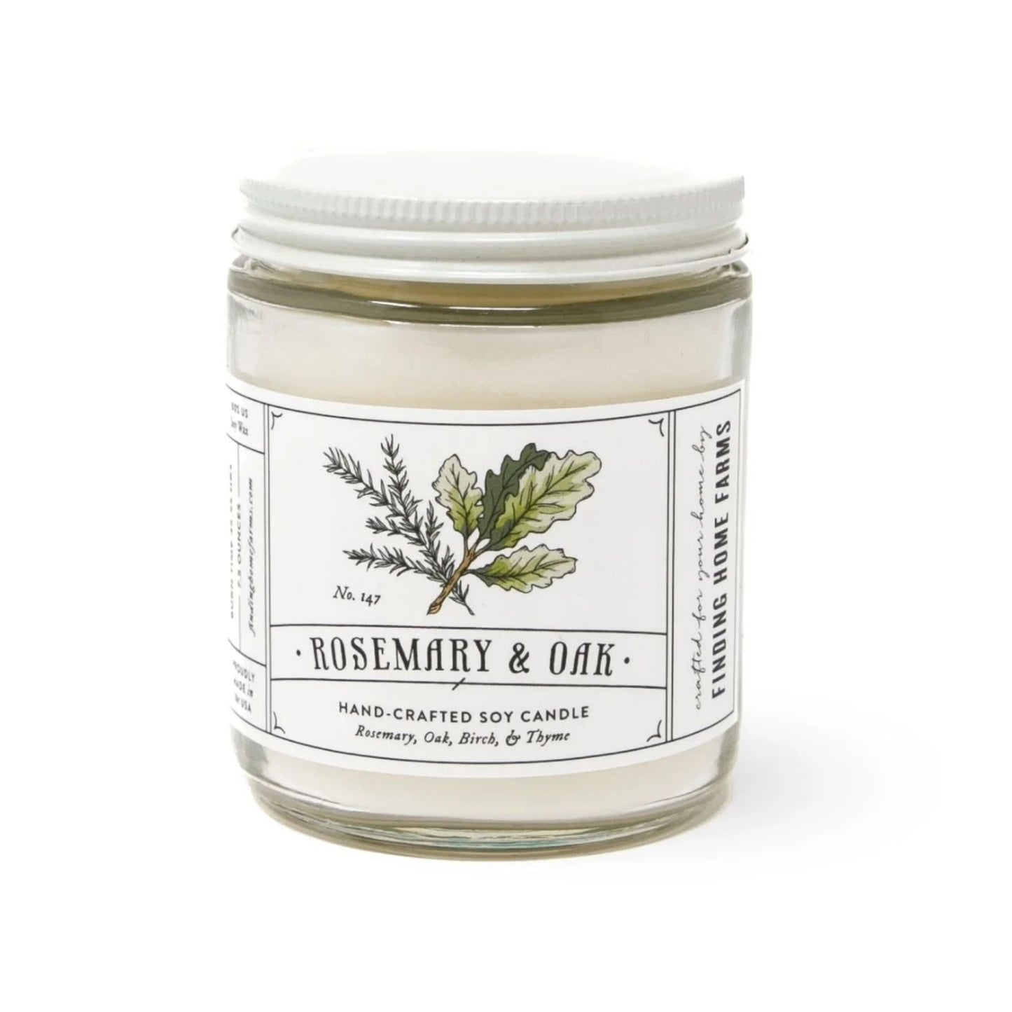 Rosemary & Oak Soy Candle-Small