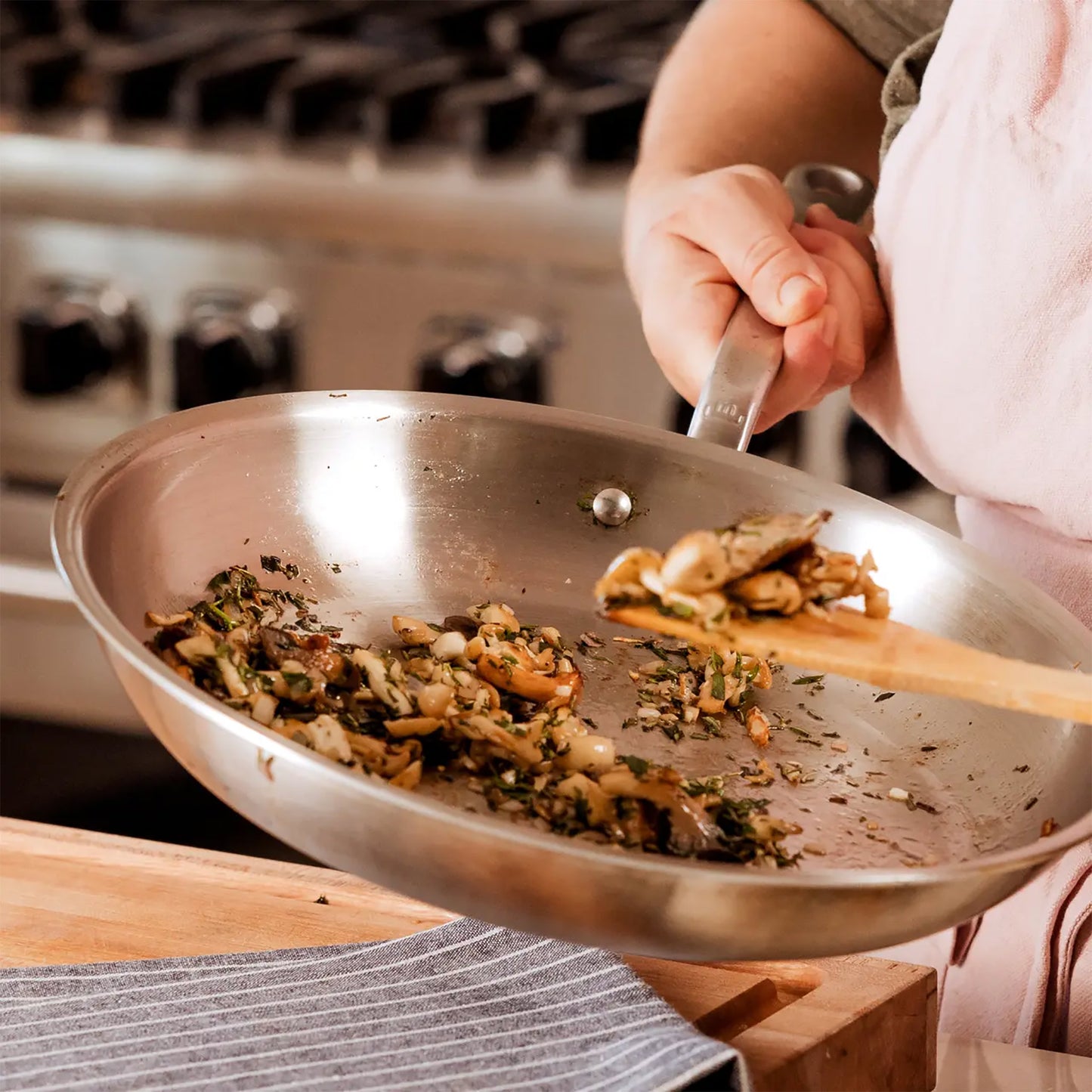 MADE IN Stainless Clad 12” Fry Pan