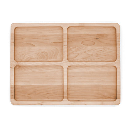 Maple Divided Serving Board-16" x 12"