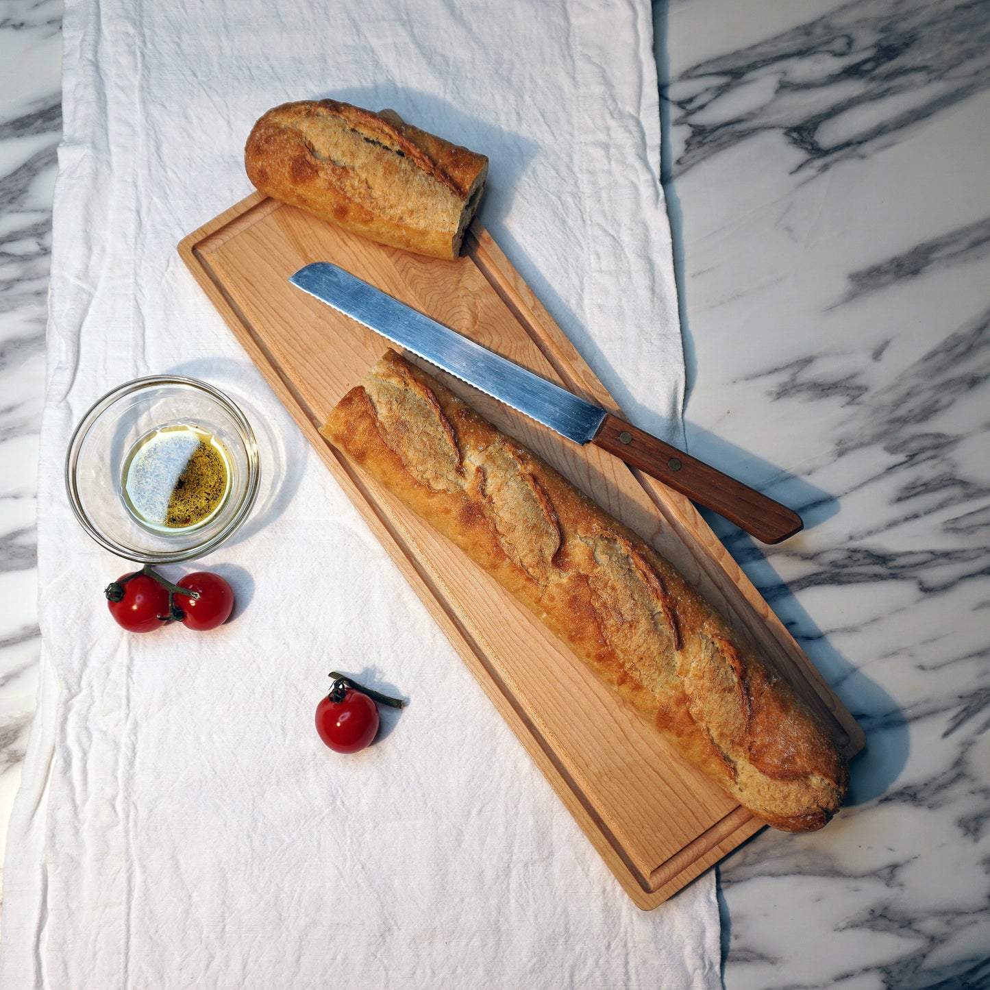 Maple Rectangle Serving Board-18" x 6"