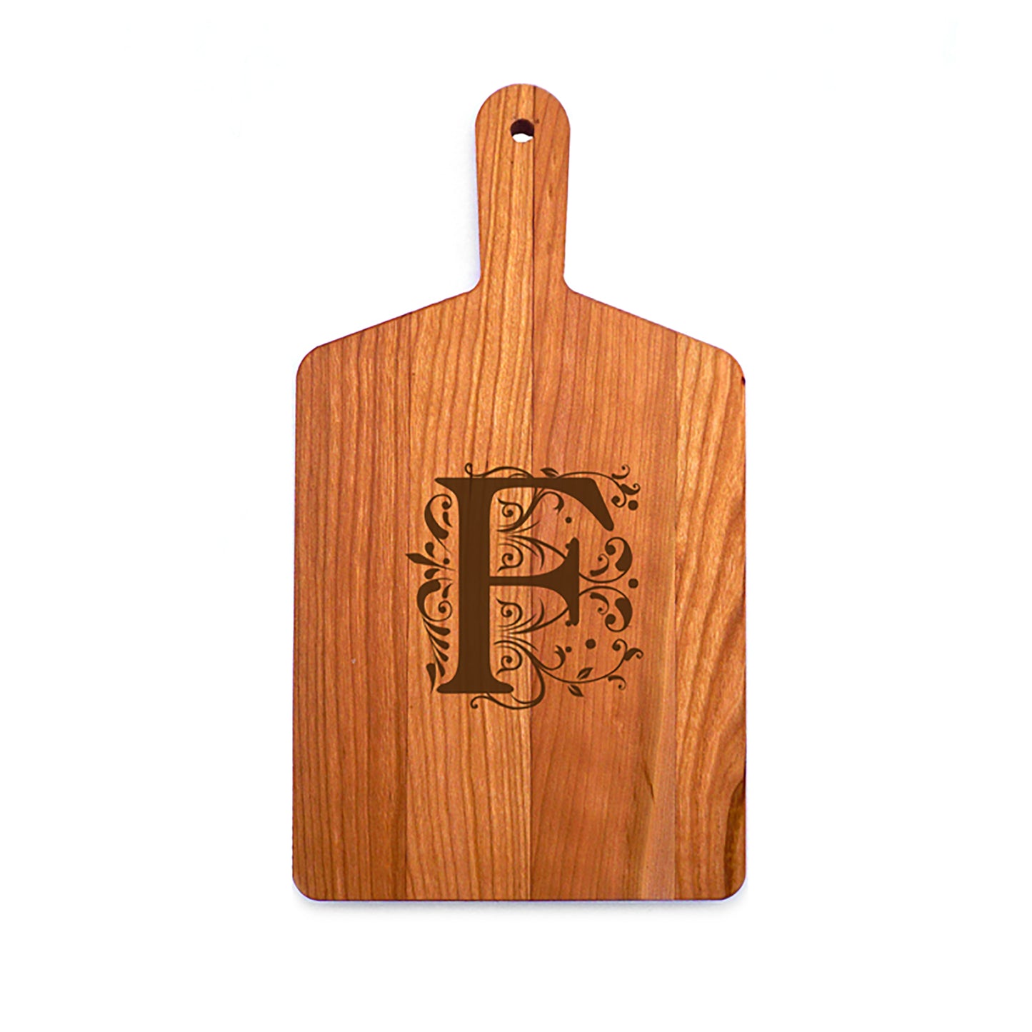 Monogrammed Cherry Cheese Board