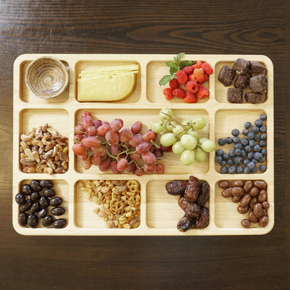 Maple Divided Serving Board-20" x 14"