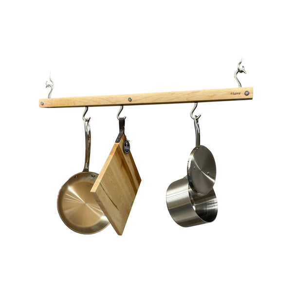 Orders JK Adams Sur La Table Maple Hanging Bar Pot Rack 36