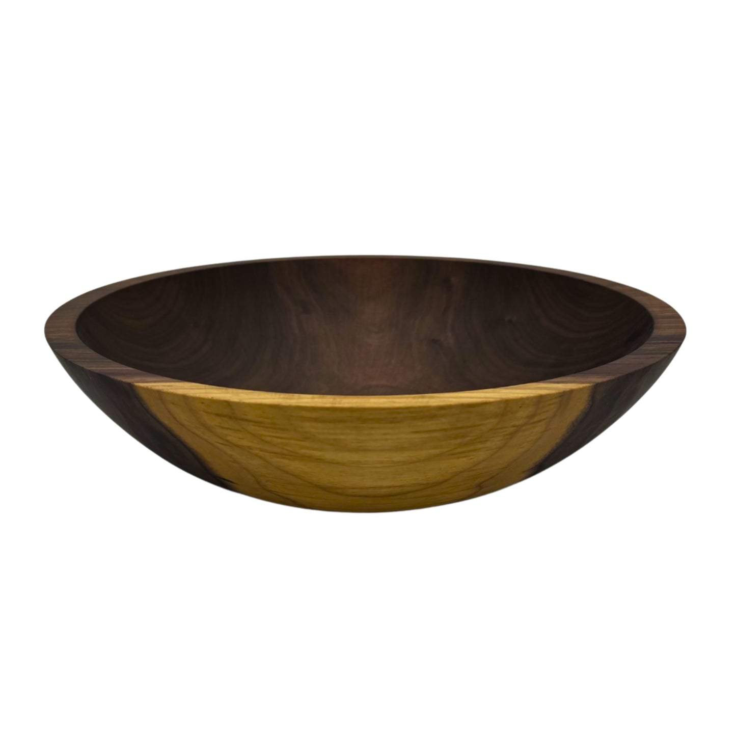 12" Walnut Serving Bowl