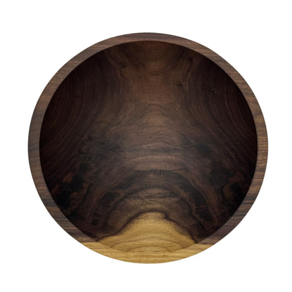 12" Walnut Serving Bowl