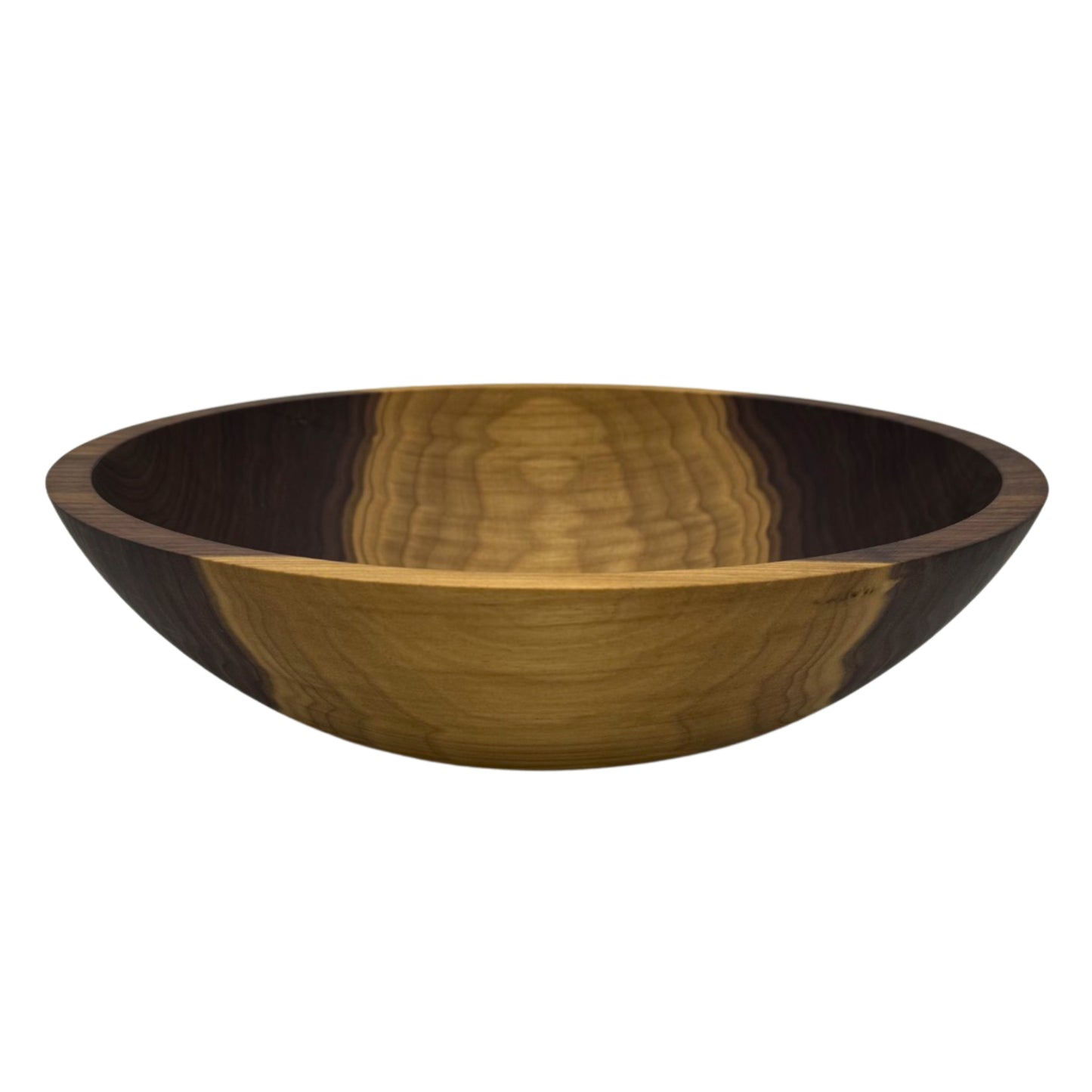 15" Walnut Serving Bowl