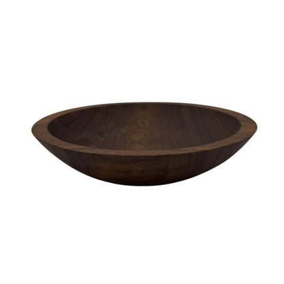 9" Walnut Serving Bowl