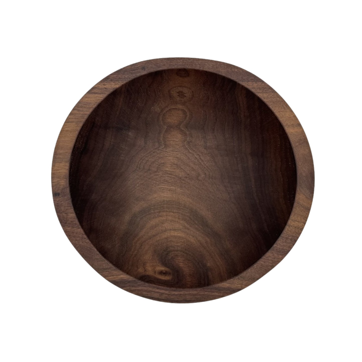 9" Walnut Serving Bowl