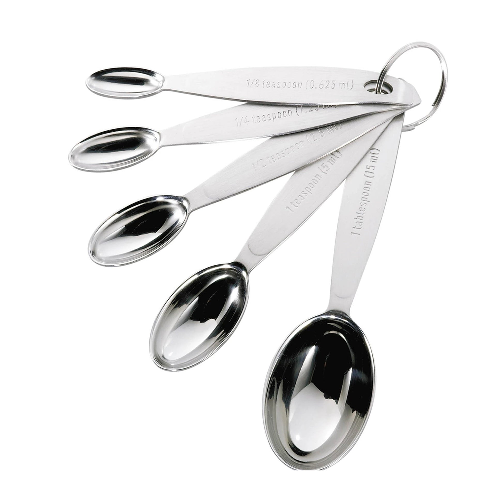 Measuring Spoons - Stainless Steel Teaspoons and Tablespoon