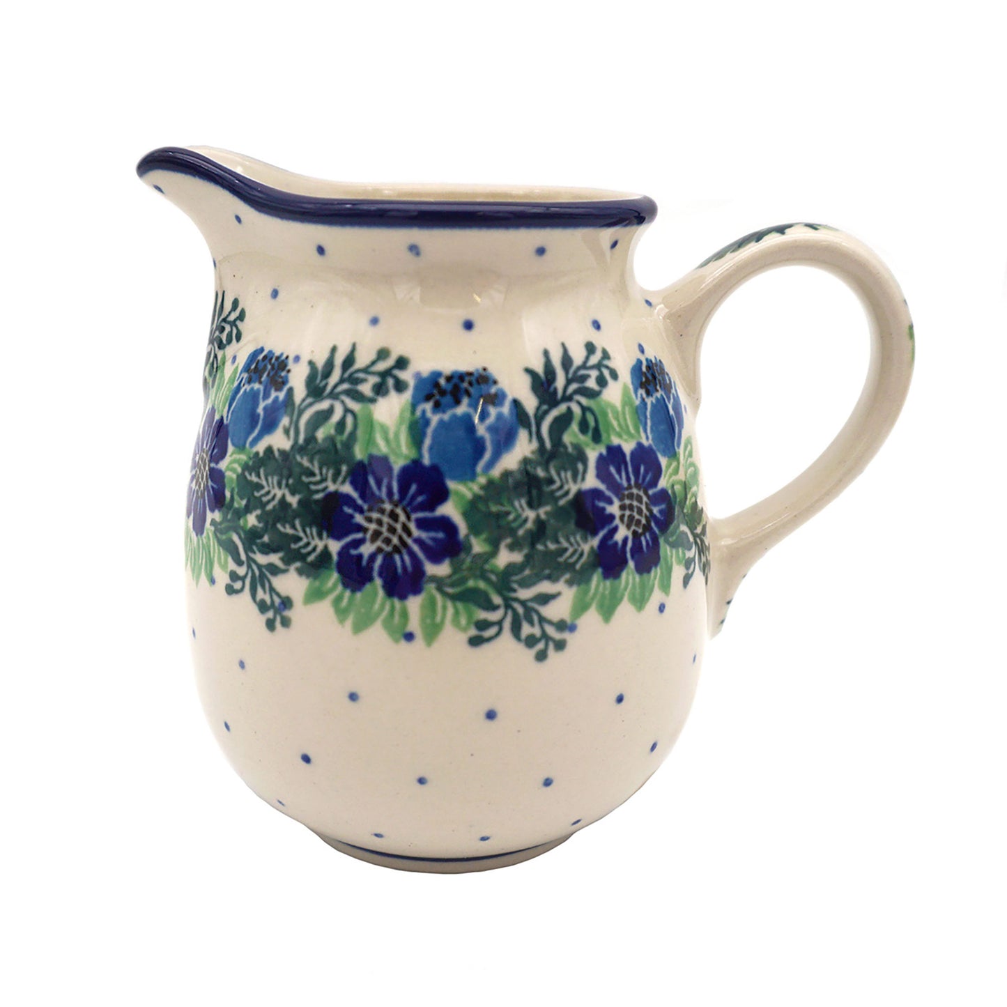 Polish Pottery Syrup Pitcher